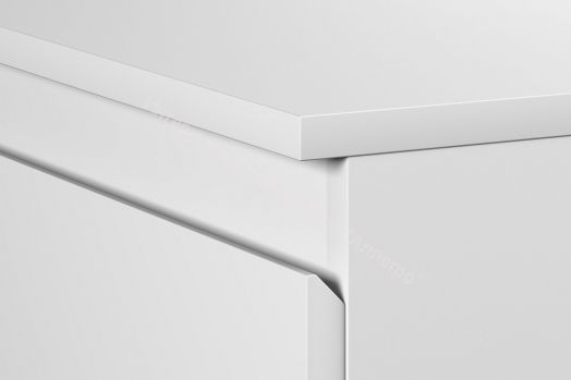 Шкаф 3-х дверный с зеркалом Stern Белый