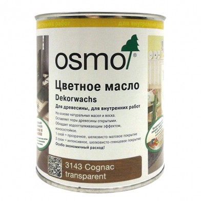 Цветное прозрачное масло Osmo Dekorwachs Transparente 3143