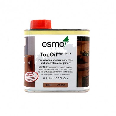 Масло c твердым воском Osmo Topoil для мебели и столешниц, 3061 Акация