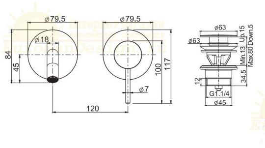 Смеситель для раковины Fima carlo frattini Spillo up F3051NX8CR ФОТО