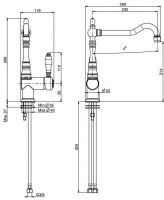 Fima carlo frattini Kitchen смеситель для кухни F5417N схема 2