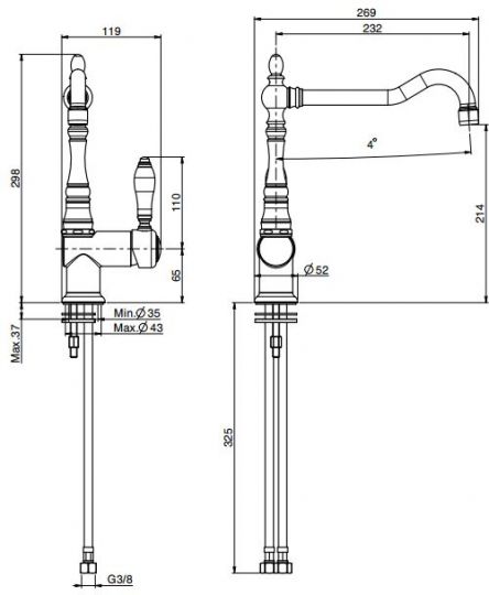 Fima carlo frattini Kitchen смеситель для кухни F5417N ФОТО