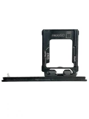SIM/SD-лоток (сим держатель) для Sony Xperia XZ1 Compact (G8442, Dual SIM, подходит для 1SIM как SD, Original)