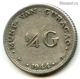 Кюрасао 1/4 гульдена 1944 D