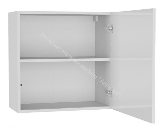Шкаф навесной Point тип-60 Белый глянец/Белый матовый