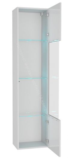 Шкаф навесной Point тип-42 Белый глянец/Белый матовый