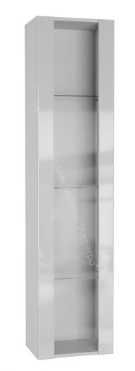 Шкаф навесной Point тип-41 Белый глянец/Белый матовый