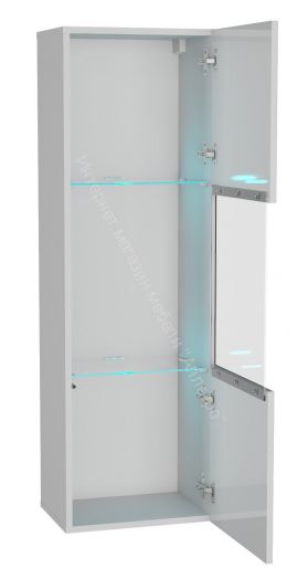 Шкаф навесной Point тип-22 Белый глянец/Белый матовый