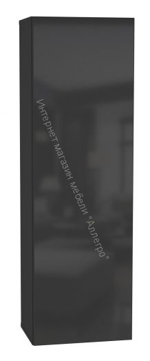 Шкаф навесной Point тип-20 Чёрный глянец/Чёрный матовый