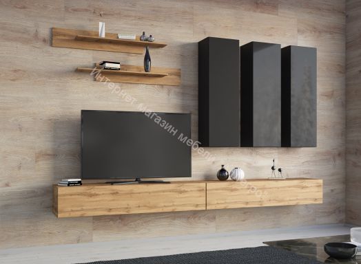 Шкаф навесной Point тип-20 Серый графит