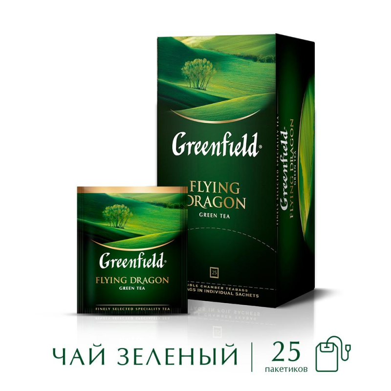 Чай Greenfield Flying Dragon 100 пак
