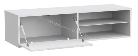 Шкаф навесной Point тип-36 Белый глянец/Белый матовый