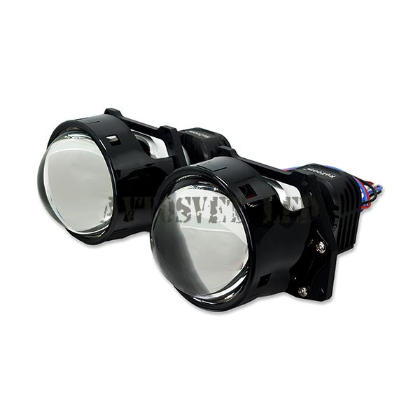 Светодиодные би-линзы BI-LED-AS6 (BI-LED дальний, ближний свет)