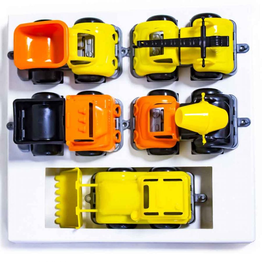 Набор машинок "Вжух на стройке" 10 см КНОПА