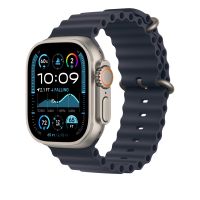 Ремешок Apple Watch Ulta 49mm Navy Ocean Band - Natural Titanium Finish