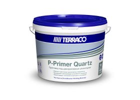Кварц-Грунт Terraco P-Primer Quartz 16кг цвет 198-6, Адгезионный под Декоративные Штукатурки / Террако.