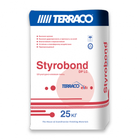 Terraco Styrobond DP EIFS Штукатурно-Клеевой Состав на Цементной Основе для Использования в Системах Фасадной Теплоизоляции (СФТК) Террако EIFS 25кг.