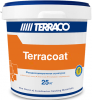 Декоративная Штукатурка Шагрень Terraco Terracoat Fine 25кг RAL 9003 Белый, Мелкозернистая для Внутренних Работ / Террако Терракоат Интериор Файн.
