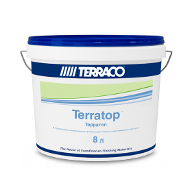 Terraco Terratop Акриловая Краска Премиального Уровня с Повышенной Устойчивостью к Загрязнениям 8л.
