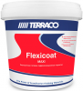Гидроизоляционная Мастика Terraco Flexicoat Maxi 1.4кг Белая, для Наружных и Внутренних Работ, Готовая, Акриловая, Эластичная, Однокомпонентная
