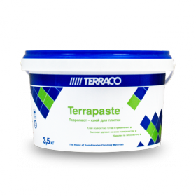 Клей для Укладки Керамической Плитки Terraco Terrapaste 3.5кг Дисперсионный / Террако Террапаст.