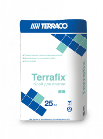 Terraco Terrafix Универсальный Клеевой Состав для Керамической Плитки и Керамогранита 25кг.