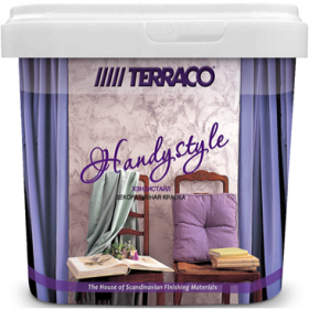 Краска Перламутровая Terraco Handystyle 1кг HS 1021 Полупрозрачная, Декоративная / Террако Хэндистайл.