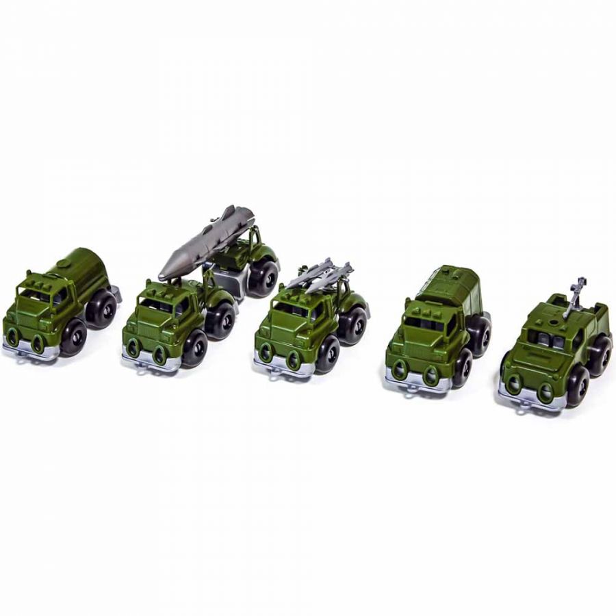 Набор машинок "Вжух на войнушке" 10 см КНОПА