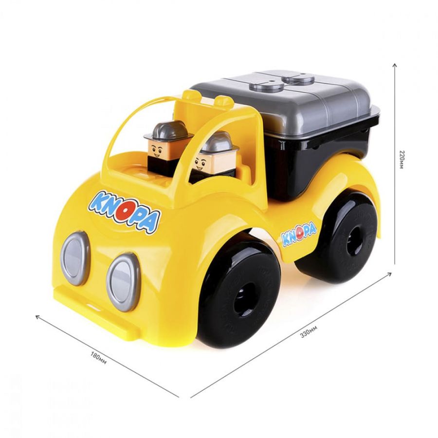 Машинка цистерна "Крепыш на стройке" 33 см КНОПА