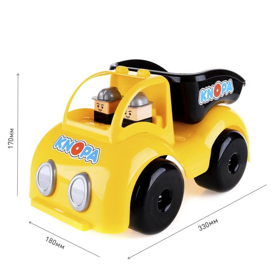 Машинка самосвал "Крепыш на стройке" 33см КНОПА