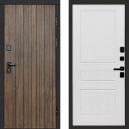 Входная дверь Termo-door Твист Ультра Классика Белое дерево