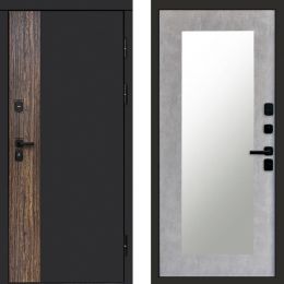 Входная дверь Termo-door Тор Зеркало Триумф бетон светлый
