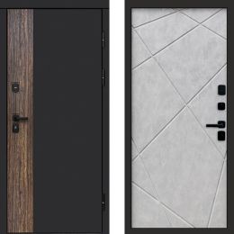 Входная дверь Termo-door Тор Лучи бетон светлый