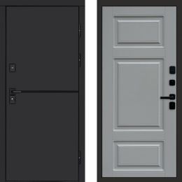 Входная дверь Termo-door Тренд Блэк Лион Грей Софт