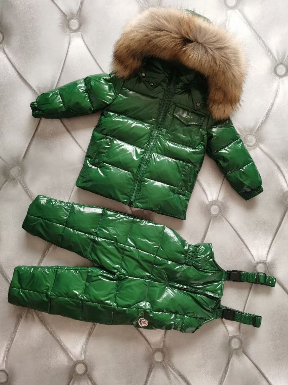 MONCLER ДЕТСКИЙ КОСТЮМ (МОНКЛЕР) ЗЕЛЕНЫЙ