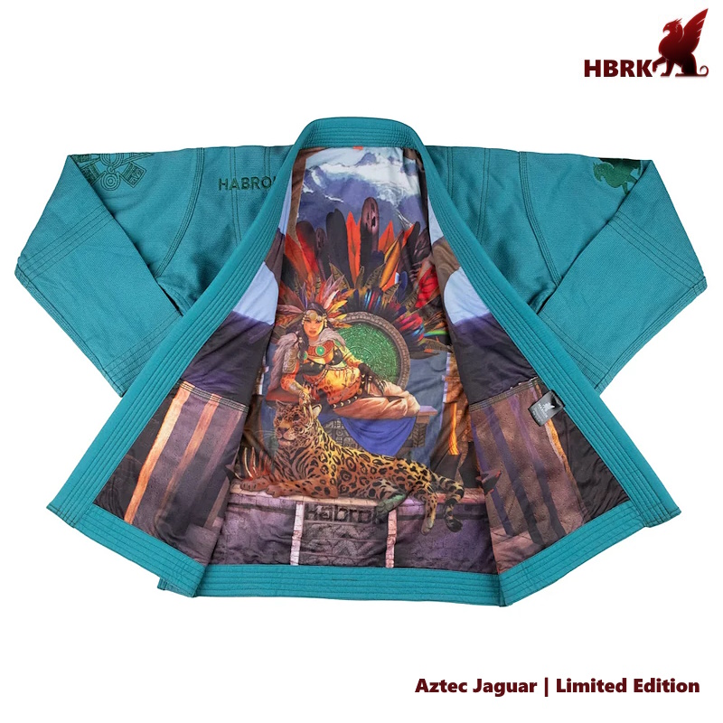 Женское ги Habrok Aztec Jaguar Sky Blue