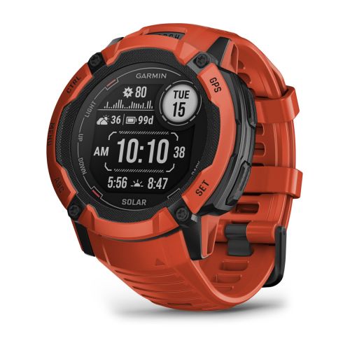 Умные часы Garmin Instinct 2X Solar красный