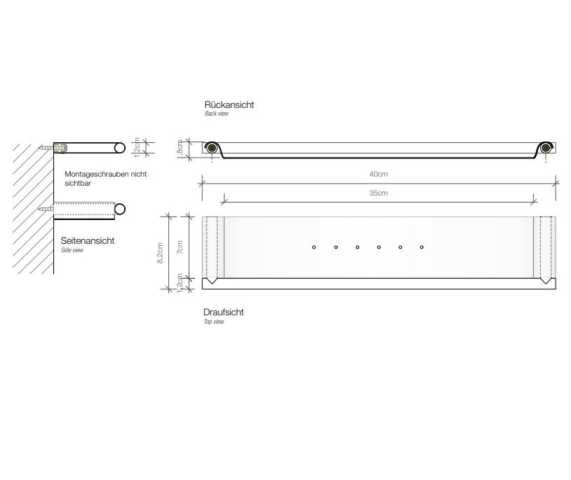 Полка Decor Walther MK ABL 05217 схема 6