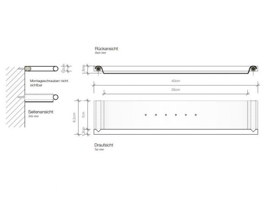 Полка Decor Walther MK ABL 05217 ФОТО