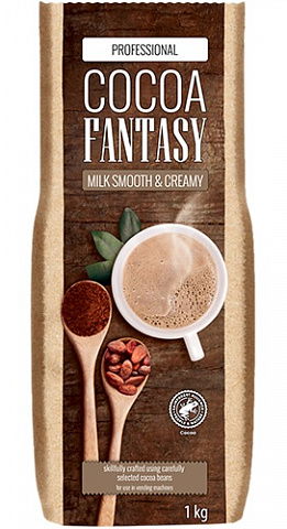 Горячий шоколад Jacobs "Cocoa Fantasy Milk Smooth & Creamy", 1 кг.