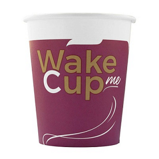 Стакан бумажный WAKE ME CUP Formacia 250 мл