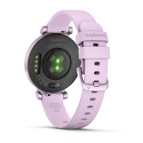 Умные часы Garmin Lily 2 сиреневый металлик с сиреневым силиконовым ремешком