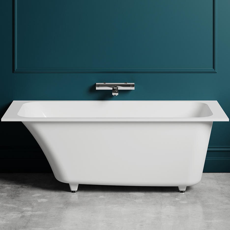 Изображение Белая ванна из искусственного камня Salini Orlanda 180x80 102012G