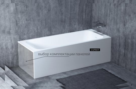 Ванна из искусственного камня Salini Orlanda KIT 180х80 схема 4