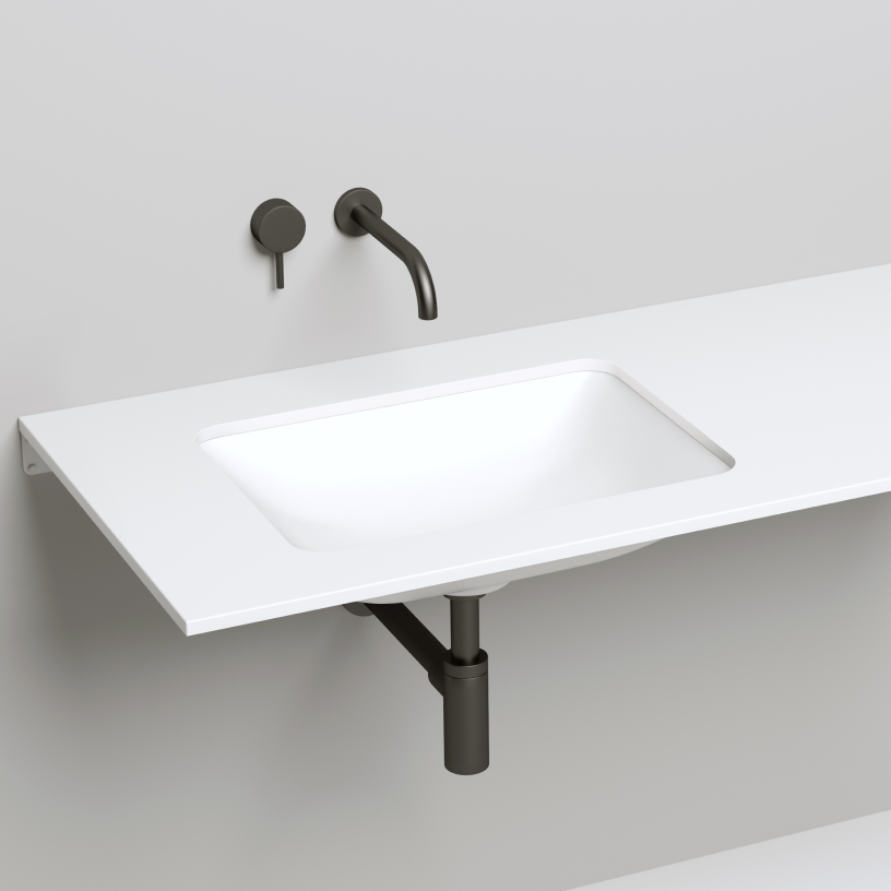 Изображение Белая встраиваемая раковина Salini Marea 06 55х40