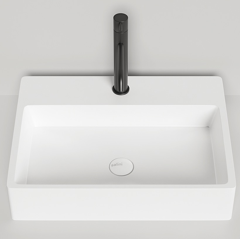 Изображение Белая накладная раковина Salini Ottavia 60х45