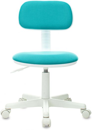 Кресло детское Бюрократ CH-W201NX (бирюзовый 26-30 крестов. пластик пластик белый)