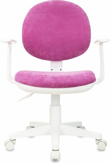 Кресло детское Бюрократ CH-W356AXSN (малиновый Light-15 крестов. пластик пластик белый)