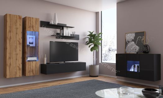 Комод Point тип-1.2 Белый глянец/Белый матовый