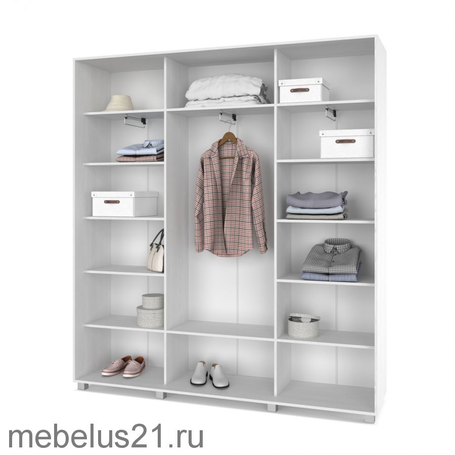 Шкаф купе Мартин с 1 зеркалом 2 м